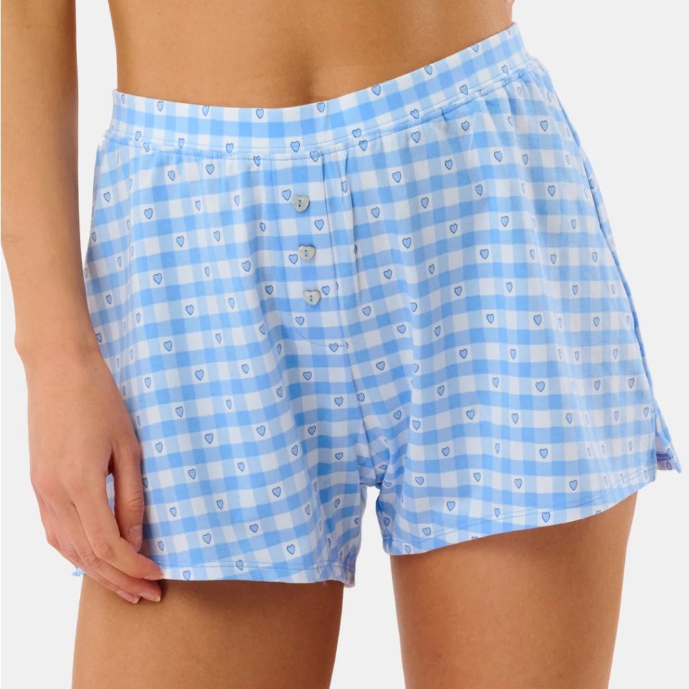 Roller Rabbit Gingham Hearts Jones Shortie